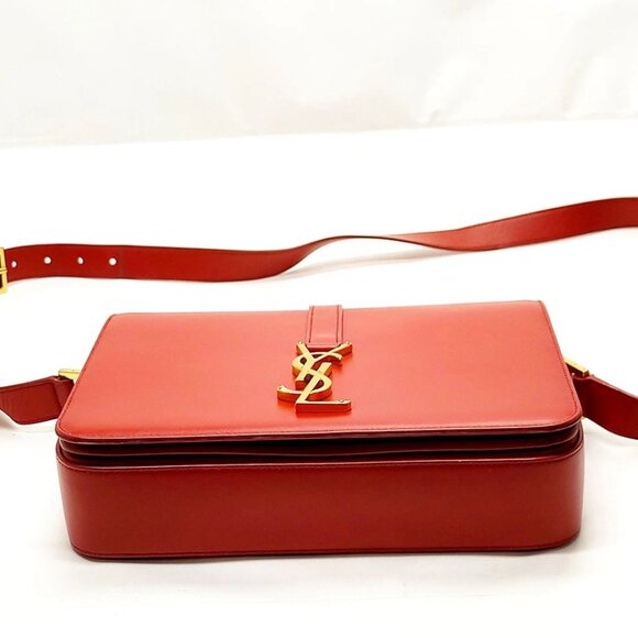 Saint Laurent Crossbody bag Red Leather 895-050625 - Picture 5 of 14